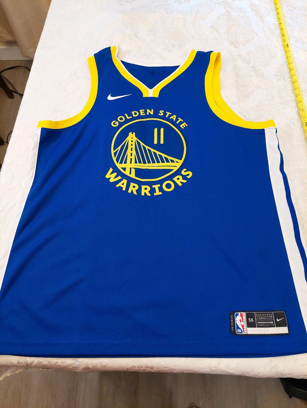 NBA Golden State Warriors Klay Thompson #11 Swingman Dri-fit Nike Jersey.